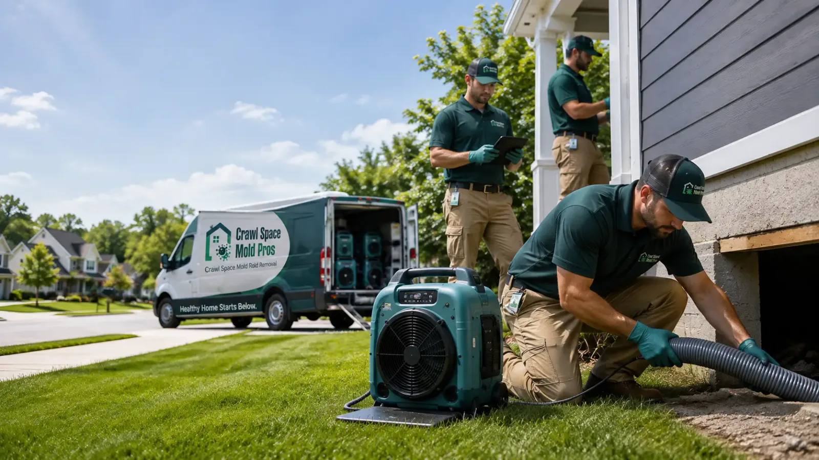 Crawl Space Mold Removal in Germantown, OH